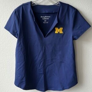 NWT Tommy Bahama top Michigan Wolverines blue small Womens
